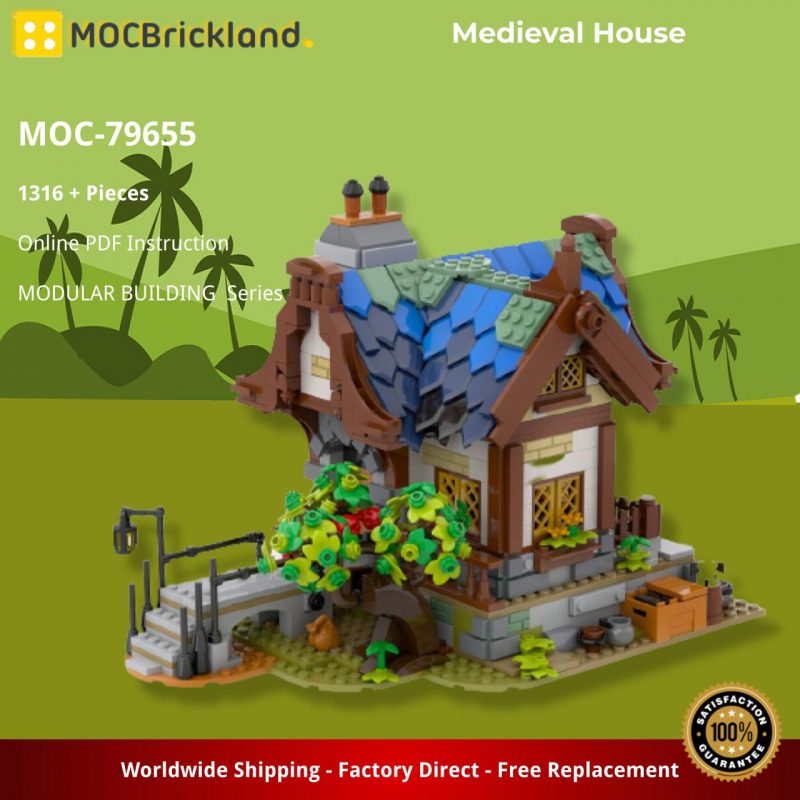 MODULAR BUILDING MOC 79655 Medieval House by Gr33tje13 MOCBRICKLAND 5 800x800 1