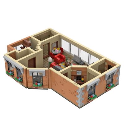 MODULAR BUILDING MOC 80890 HIMYM Apartment by LegoArtisan MOCBRICKLAND 4
