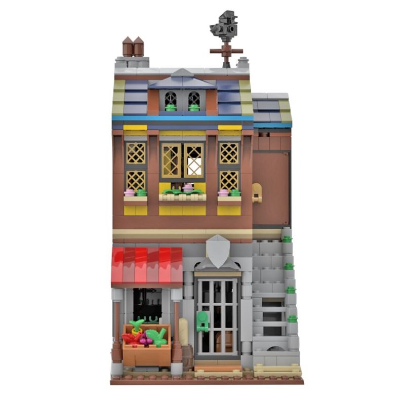 MODULAR BUILDING MOC 82698 Medieval Merchants House by LegoArtisan MOCBRICKLAND 1 800x800 1