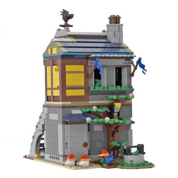 MODULAR BUILDING MOC 82698 Medieval Merchants House by LegoArtisan MOCBRICKLAND 2