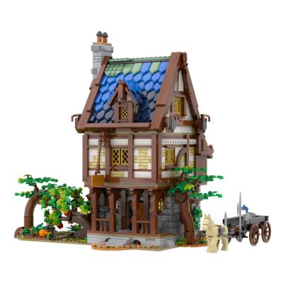 MODULAR BUILDING MOC 83786 Medieval Tavern by Gr33tje13 MOCBRICKLAND 4