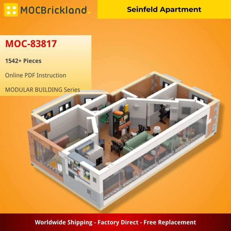 MODULAR BUILDING MOC 83817 Seinfeld Apartment by LegoArtisan MOCBRICKLAND 5 800x800 1
