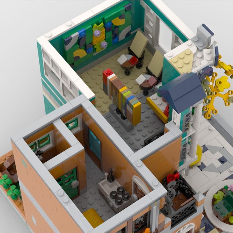 MODULAR BUILDING MOC 83817 Seinfeld Apartment by LegoArtisan MOCBRICKLAND 7 800x800 1