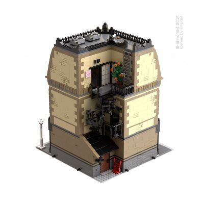 MODULAR BUILDING MOC 88507 Post Office by simon84 MOCBRICKLAND 3