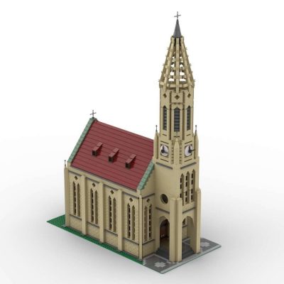 MODULAR BUILDING MOC 89742 Genuine Authorize European Gothic Church MOCBRICKLAND 4