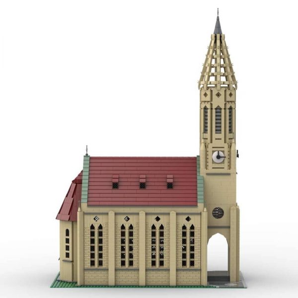 MODULAR BUILDING MOC 89742 Genuine Authorize European Gothic Church MOCBRICKLAND 5