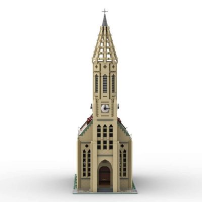 MODULAR BUILDING MOC 89742 Genuine Authorize European Gothic Church MOCBRICKLAND 6