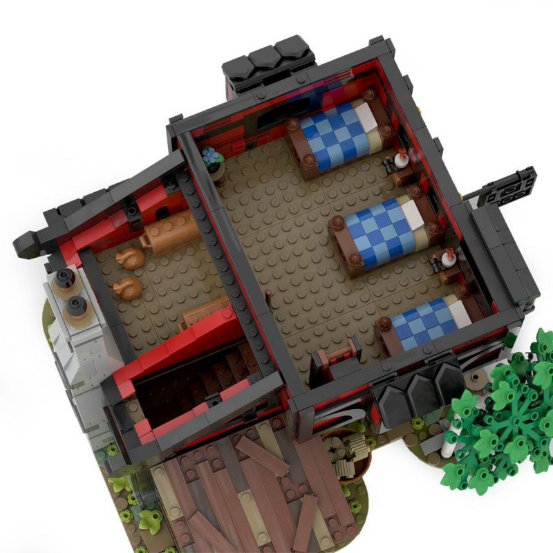 MODULAR BUILDING MOC 89795 Middle Ages House MOCBRICKLAND 2 800x800 1