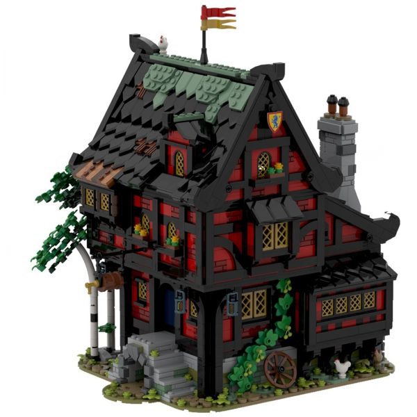 MODULAR BUILDING MOC 89795 Middle Ages House MOCBRICKLAND 3