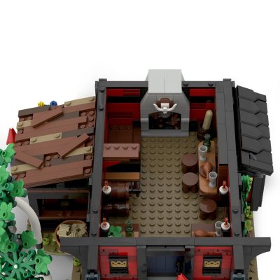 MODULAR BUILDING MOC 89795 Middle Ages House MOCBRICKLAND 5