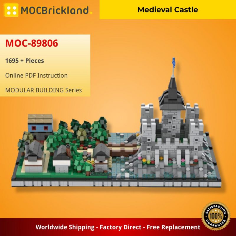 MODULAR BUILDING MOC 89806 Medieval Castle by Mini Custom Set MOCBRICKLAND 5 800x800 1