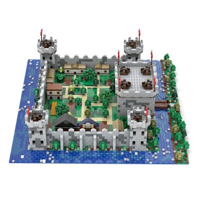 MODULAR BUILDING MOC 89807 Medieval Castle by Mini Custom Set MOCBRICKLAND 2