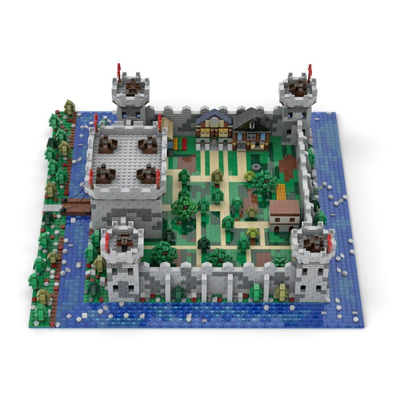 MODULAR BUILDING MOC 89807 Medieval Castle by Mini Custom Set MOCBRICKLAND 5 800x800 1