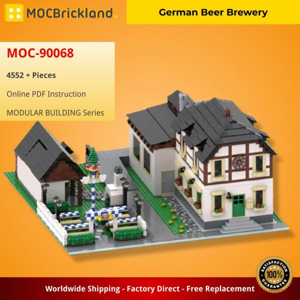 MODULAR BUILDING MOC 90068 German Beer Brewery by SteinbrueckerMOCs MOCBRICKLAND 2