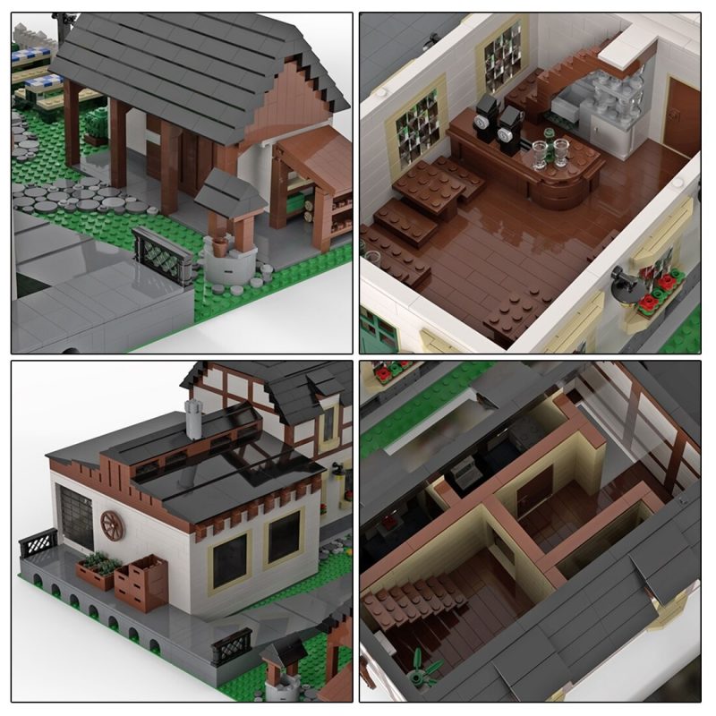 MODULAR BUILDING MOC 90068 German Beer Brewery by SteinbrueckerMOCs MOCBRICKLAND 3 800x800 1