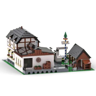 MODULAR BUILDING MOC 90068 German Beer Brewery by SteinbrueckerMOCs MOCBRICKLAND 7