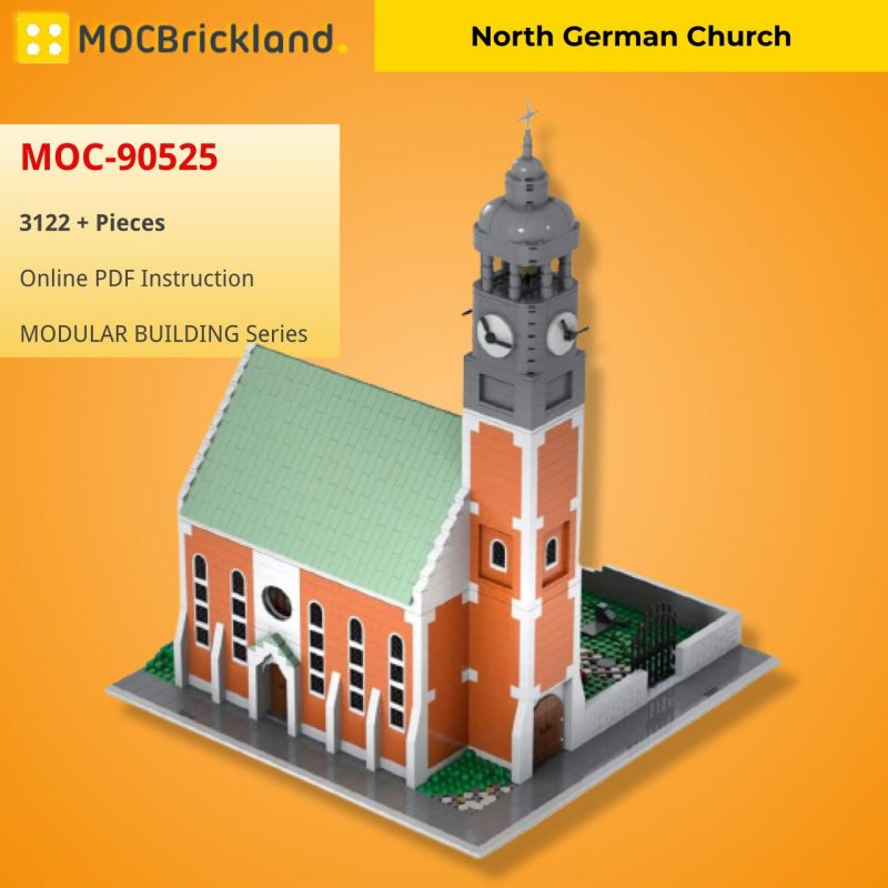 MODULAR BUILDING MOC 90525 North German Church by SteinbrueckerMOCs MOCBRICKLAND 2 800x800 1