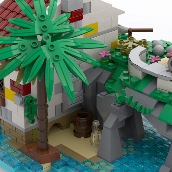 MODULAR BUILDING MOC 90994 Pirates The Conquered Outpost by cjtonic MOCBRICKLAND 2