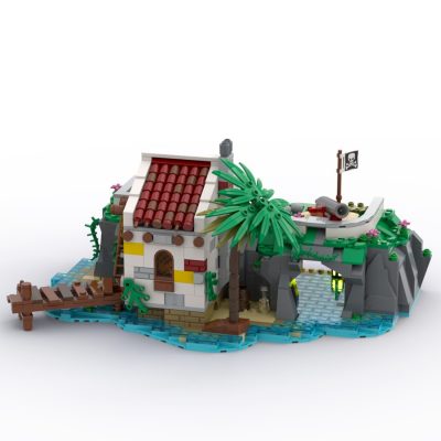 MODULAR BUILDING MOC 90994 Pirates The Conquered Outpost by cjtonic MOCBRICKLAND 6