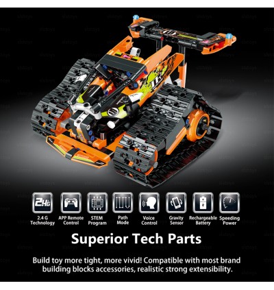 TECHNICIAN MOULD KING 13033-13037 Remote Control Sports Cars
