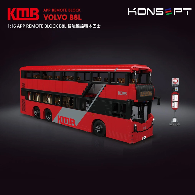 MOULD KING KB800 VOLVO B8L BUS with RC