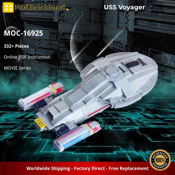 MOVIE MOC 16925 USS Voyager by jerrybuildsbricks MOCBRICKLAND 2 1