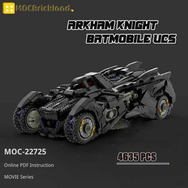 MOVIE MOC 22725 Arkham Knight Batmobile UCS by hasskabal MOCBRICKLAND 5