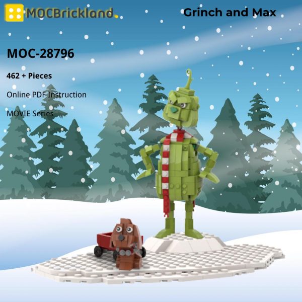 MOVIE MOC 28796 Grinch and Max MOCBRICKLAND
