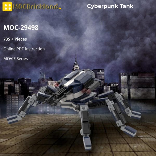 MOVIE MOC 29498 Cyberpunk Tank by AsgardianStudio MOCBRICKLAND 2