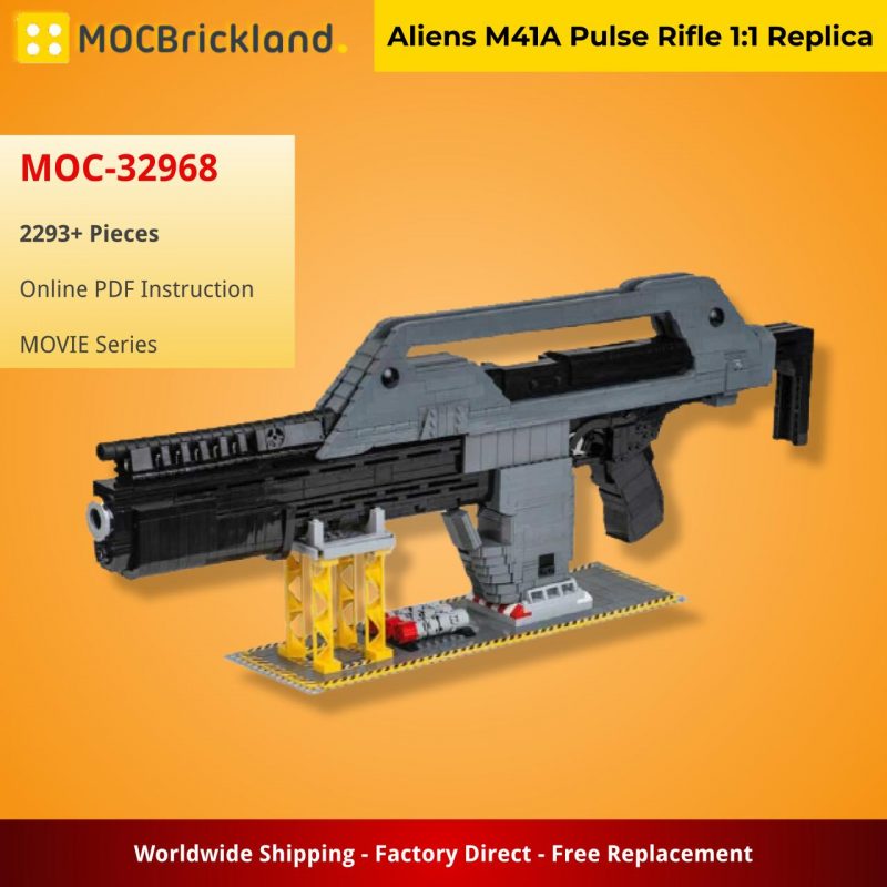 MOVIE MOC 32968 Aliens M41A Pulse Rifle 11 Replica by NickBrick MOCBRICKLAND 2 800x800 1