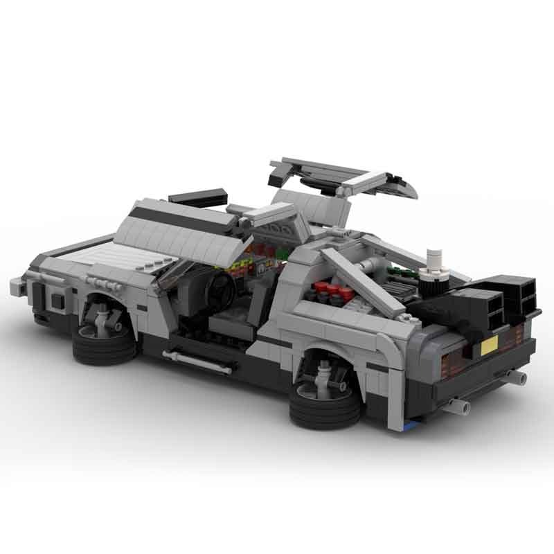 MOVIE MOC 38590 DeLorean Time Machine from Back To The Future by YCBricks MOCBRICKLAND 3 1