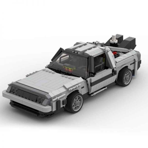 MOVIE MOC 38590 DeLorean Time Machine from Back To The Future by YCBricks MOCBRICKLAND 6