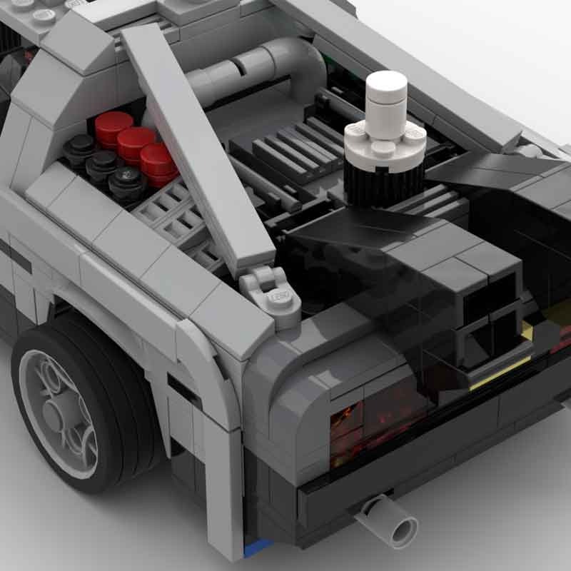 MOVIE MOC 38590 DeLorean Time Machine from Back To The Future by YCBricks MOCBRICKLAND 7 1