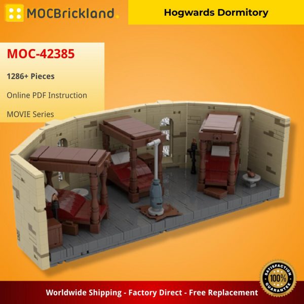 MOVIE MOC 42385 Hogwards Dormitory by WiktorR MOCBRICKLAND 2 1