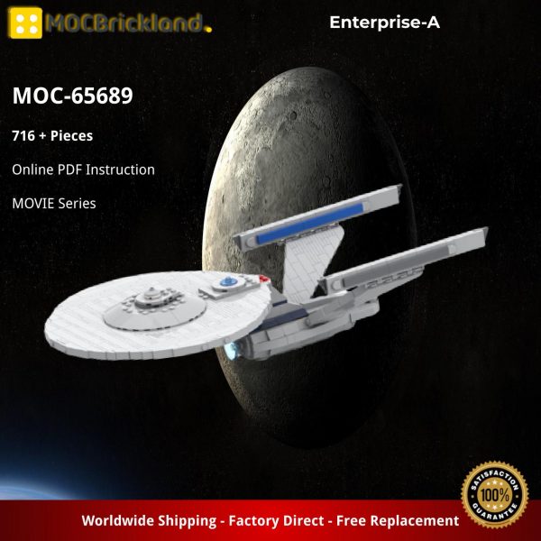 MOVIE MOC 65689 Enterprise A by dysnomia MOCBRICKLAND
