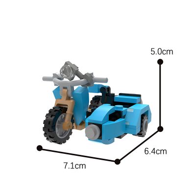 MOVIE MOC 67636 Magic Sidecar by PanDanBrick MOCBRICKLAND 1