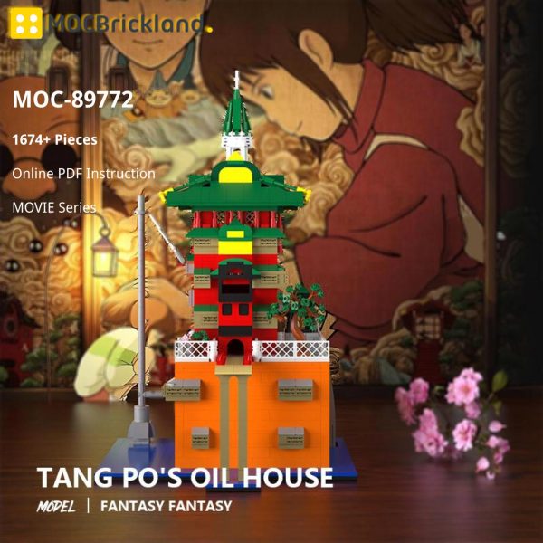 MOVIE MOC 89772 Tang Pos Oil House MOCBRICKLAND