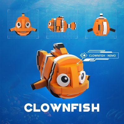 MOVIE MOC 89794 Clownfish from Finding Nemo MOCBRICKLAND 4