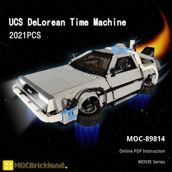 MOVIE MOC 89814 USC DeLorean Time Machine MOCBRICKLAND 2