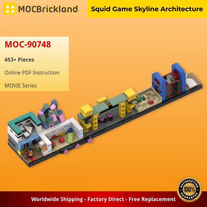 MOVIE MOC 90748 Squid Game Skyline Architecture by MOMAtteo79 MOCBRICKLAND 800x800 1