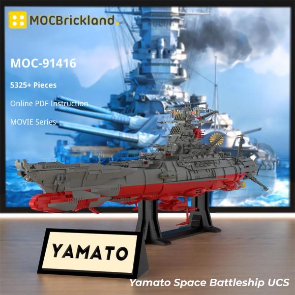 MOVIE MOC 91416 Yamato Space Battleship UCS by Legomeris MOCBRICKLAND 2