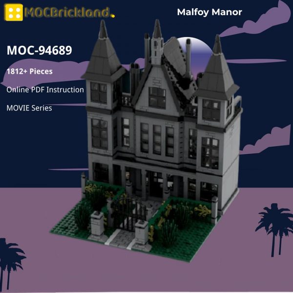 MOVIE MOC 94689 Malfoy Manor by JL.Bricks MOCBRICKLAND 1