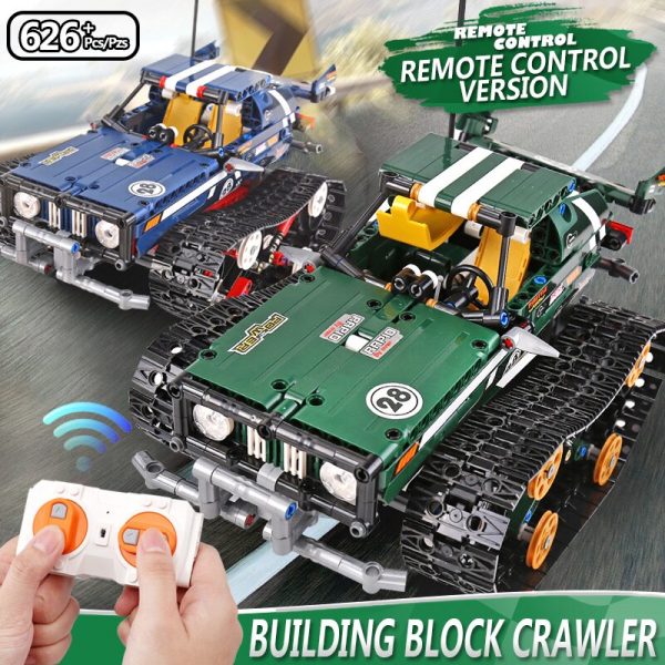 Mould King 13025 13026 Technic RC Crawler Racing Car Remote Control RC Car Model Building Blocks