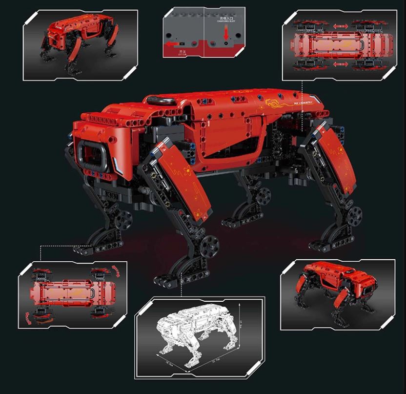 Mould King 15067 MK Dynamics Red Robot