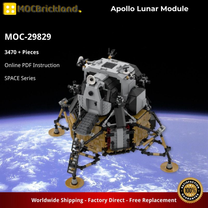 SPACE MOC 29829 Apollo Lunar Module by FreakCube MOCBRICKLAND 5 800x800 1