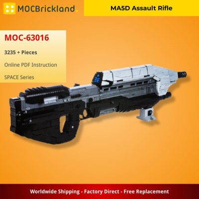 SPACE MOC 63016 MA5D Assault Rifle by NickBrick MOCBRICKLAND 2