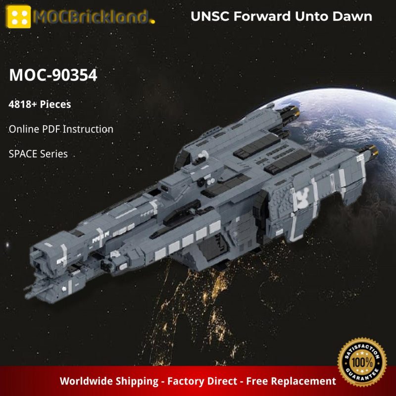 SPACE MOC 90354 UNSC Forward Unto Dawn by ky e bricks MOCBRICKLAND 5 800x800 1