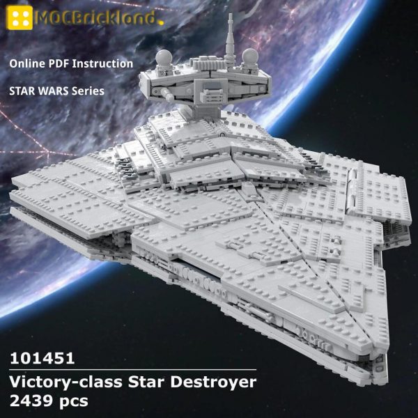 STAR WARS MOC 101451 Victory class Star Destroyer by ky ebricks MOCBRICKLAND 4