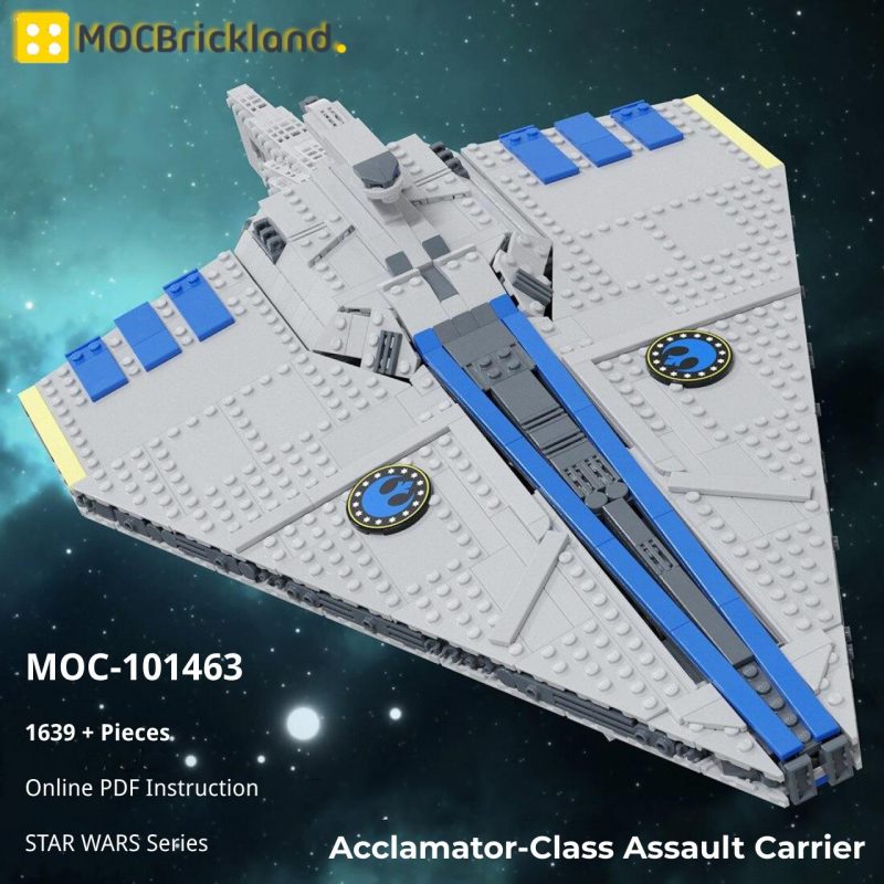 STAR WARS MOC 101463 Acclamator Class Assault Carrier by ky ebricks MOCBRICKLAND 4 800x800 1