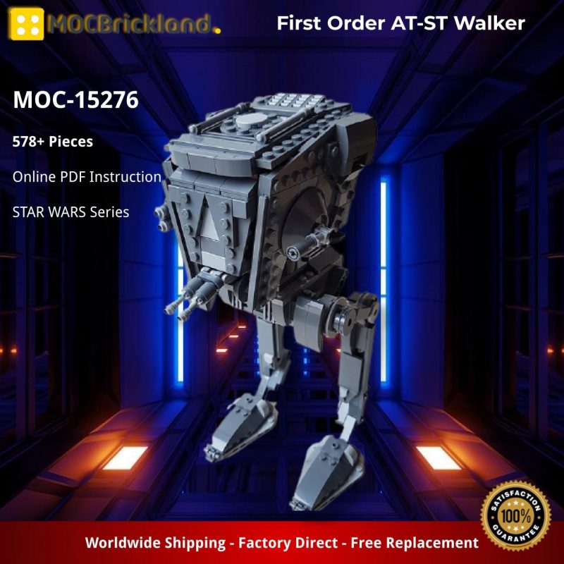 STAR WARS MOC-15276 First Order AT-ST Walker MOCBRICKLAND 5 STAR WARS MOC 15276 First Order AT ST Walker by EDGE OF BRICKS MOCBRICKLAND 3 800x800 1